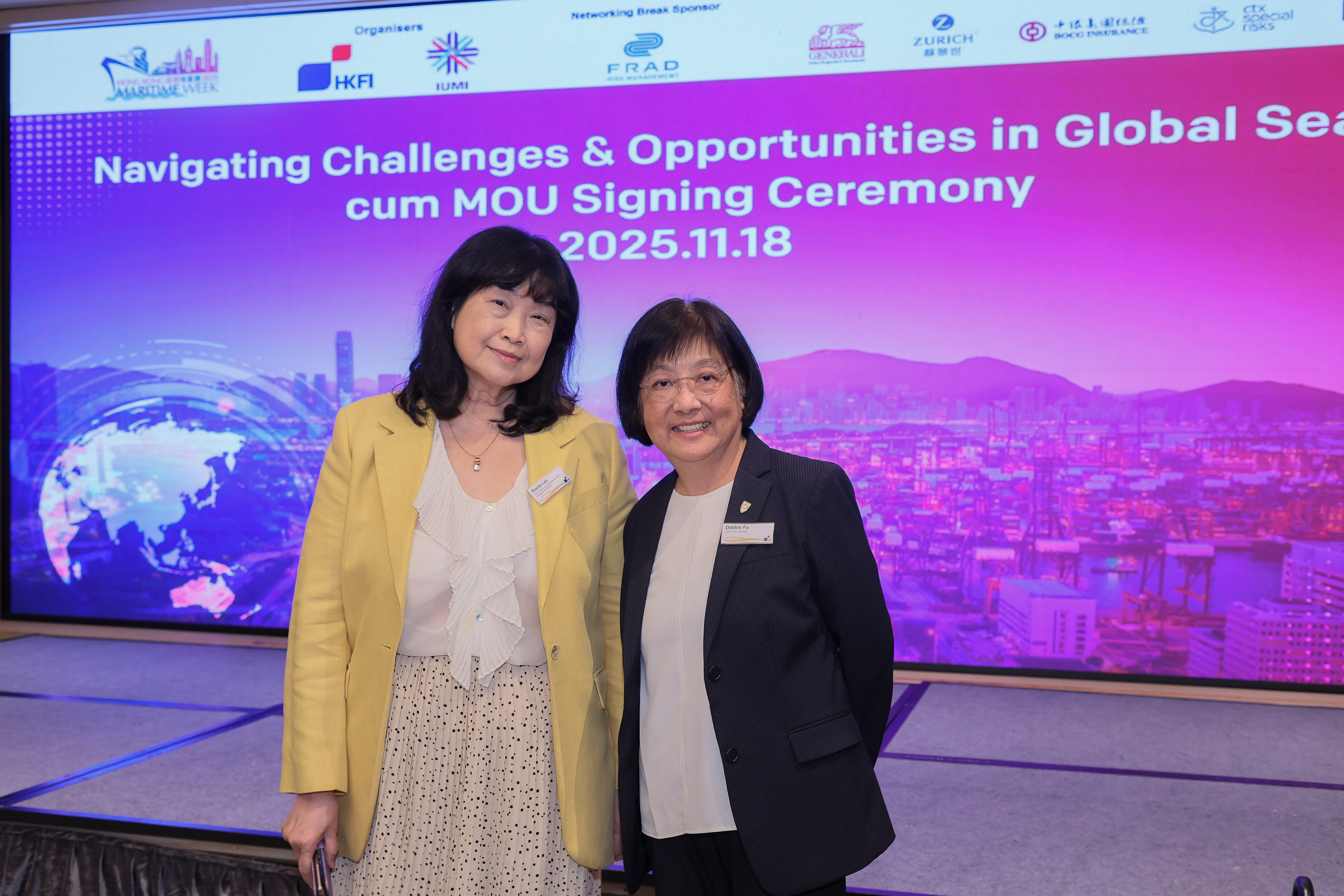 HKFI x IUMI Seminar – "Navigating Challenges & Opportunities in Global Seas" cum Memorandum of Understanding Signing Ceremony between Hong Kong Maritime and Port Development Board and International Union of Marine Insurance